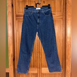 Abercrombie & Fitch Straight Jeans - Dark Blue Denim